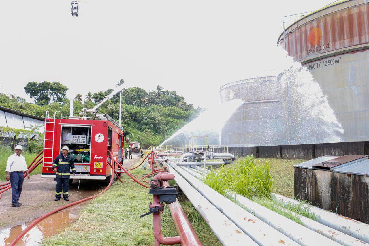Successful Combined Emergency Fire Drill Conducted at CPSTL Kolonnawa Terminal
