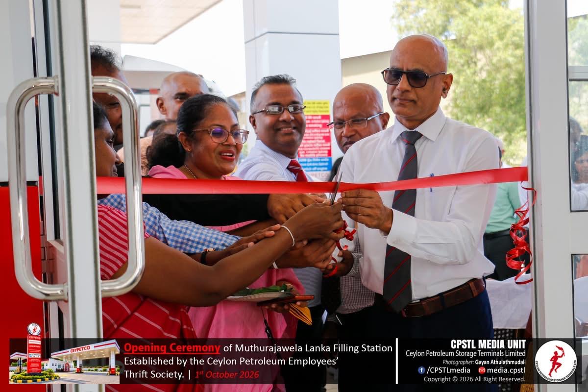 New Fuel Station at Muthurajawela Opened to the Public